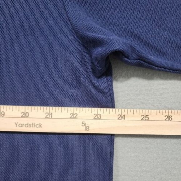 Tommy Bahama Polo Shirt Mens Large Blue 82% Pima Cotton Solid - Picture 8 of 14